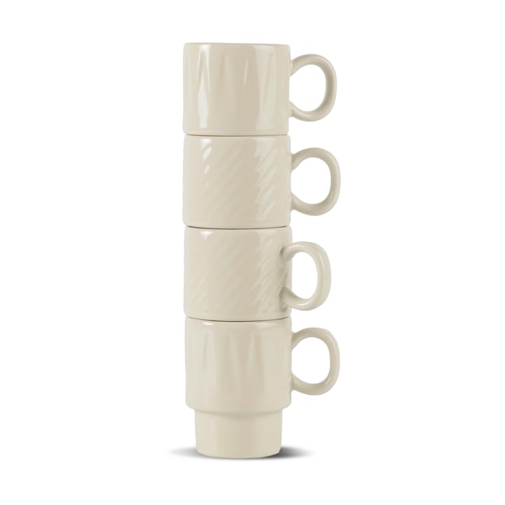 Coffee & More espresso cup 4-pack - Beige - Sagaform