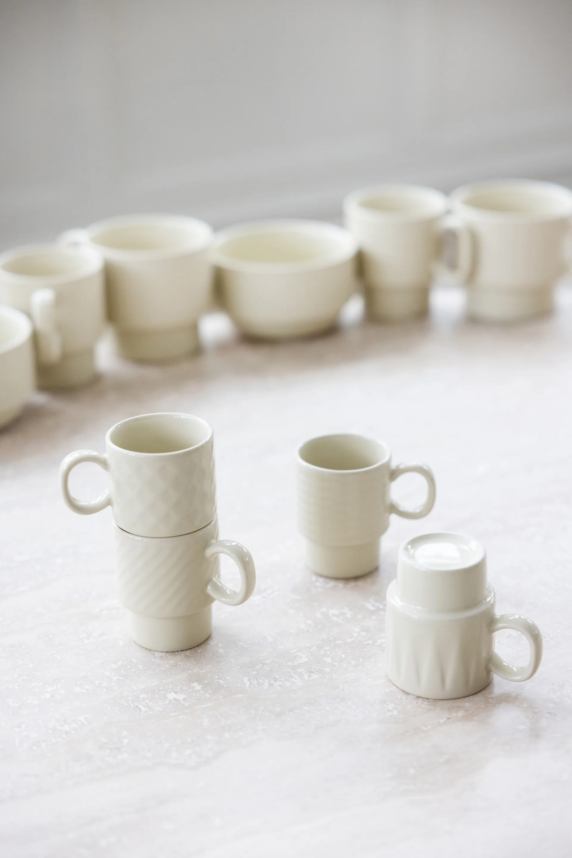 Coffee & More espresso cup 4-pack, Beige Sagaform