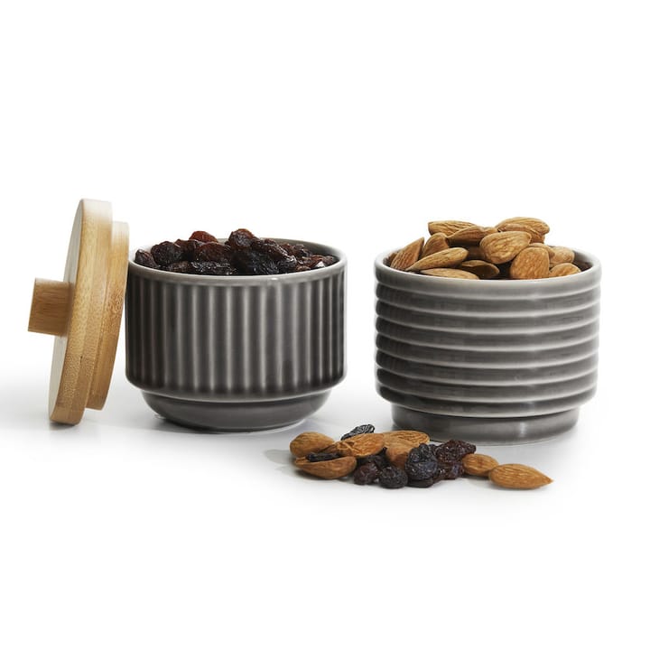 Coffee & More small bowl 2-pack, Grey Sagaform