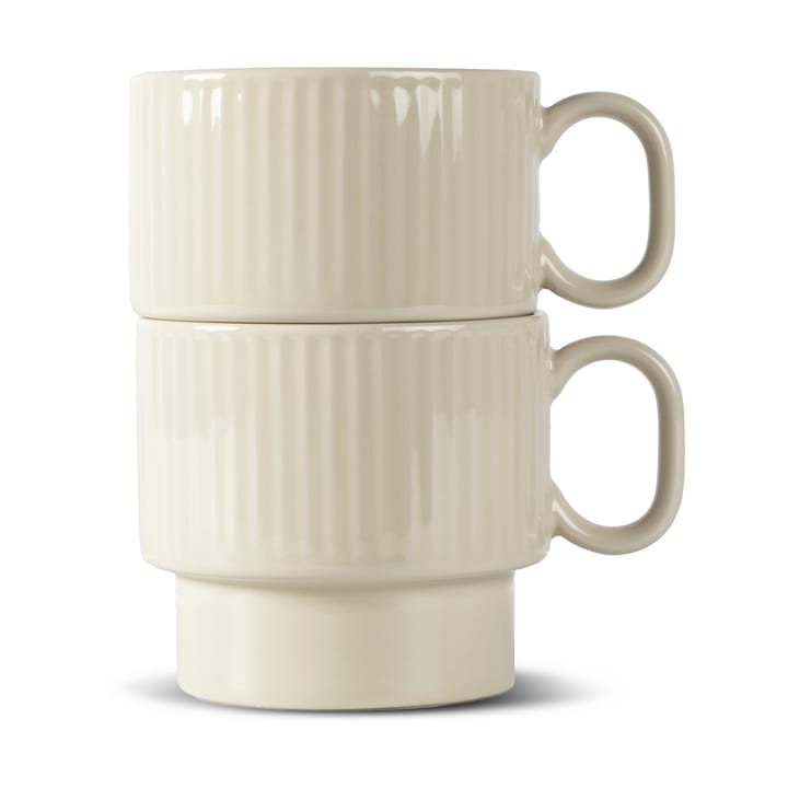 Coffee & More tea mug 2-pack - Beige - Sagaform