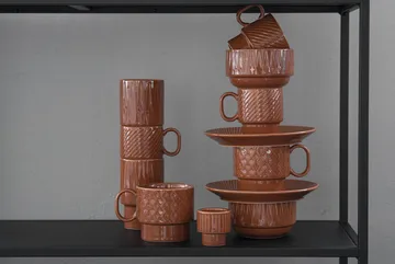 Coffee & More tea mug - Terracotta - Sagaform