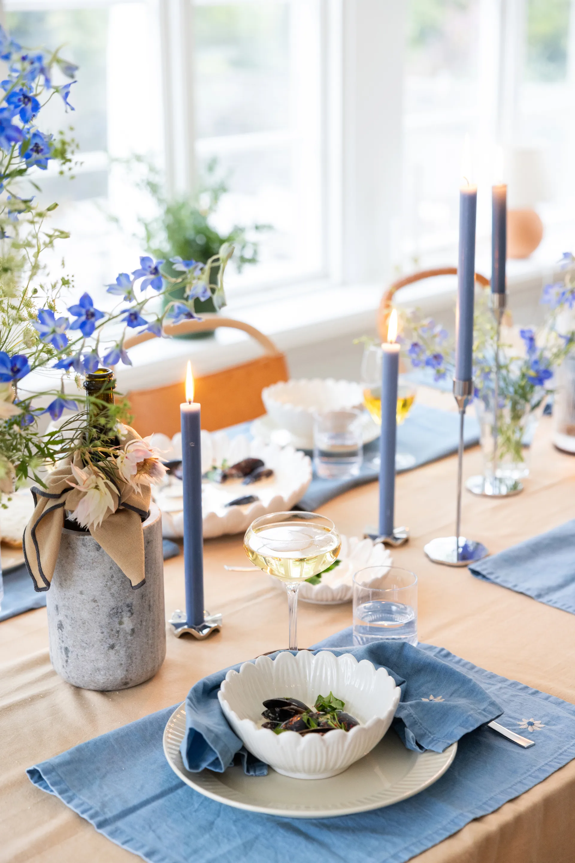 Dagny deep bowl small Ø16 cm, White Sagaform