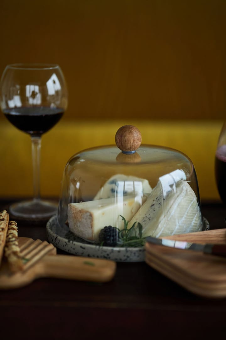 Ditte cheese dome, grey-black Sagaform