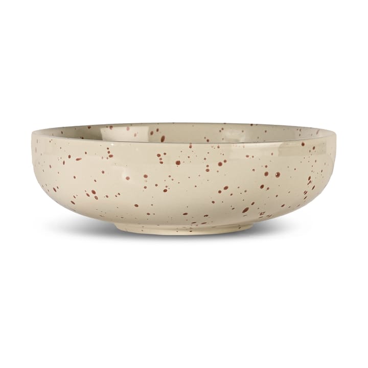 Ditte serving bowl - Beige-wine red - Sagaform