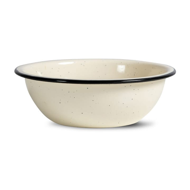 Doris enamel bowl Ø16 cm, Beige Sagaform
