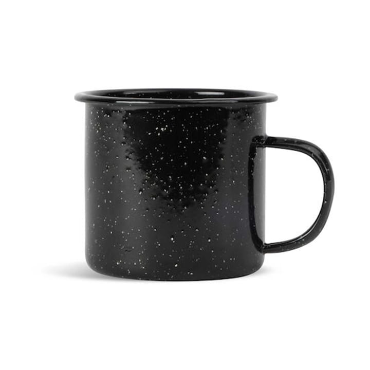 Doris enamel mug 35 cl, Black Sagaform