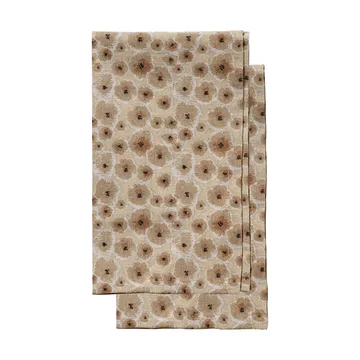 Edith kitchen towel 50x70 cm 2-pack - Mixed beige - Sagaform