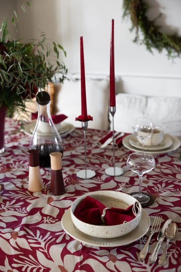 Edith tablecloth 150x280 cm - Wine red - Sagaform