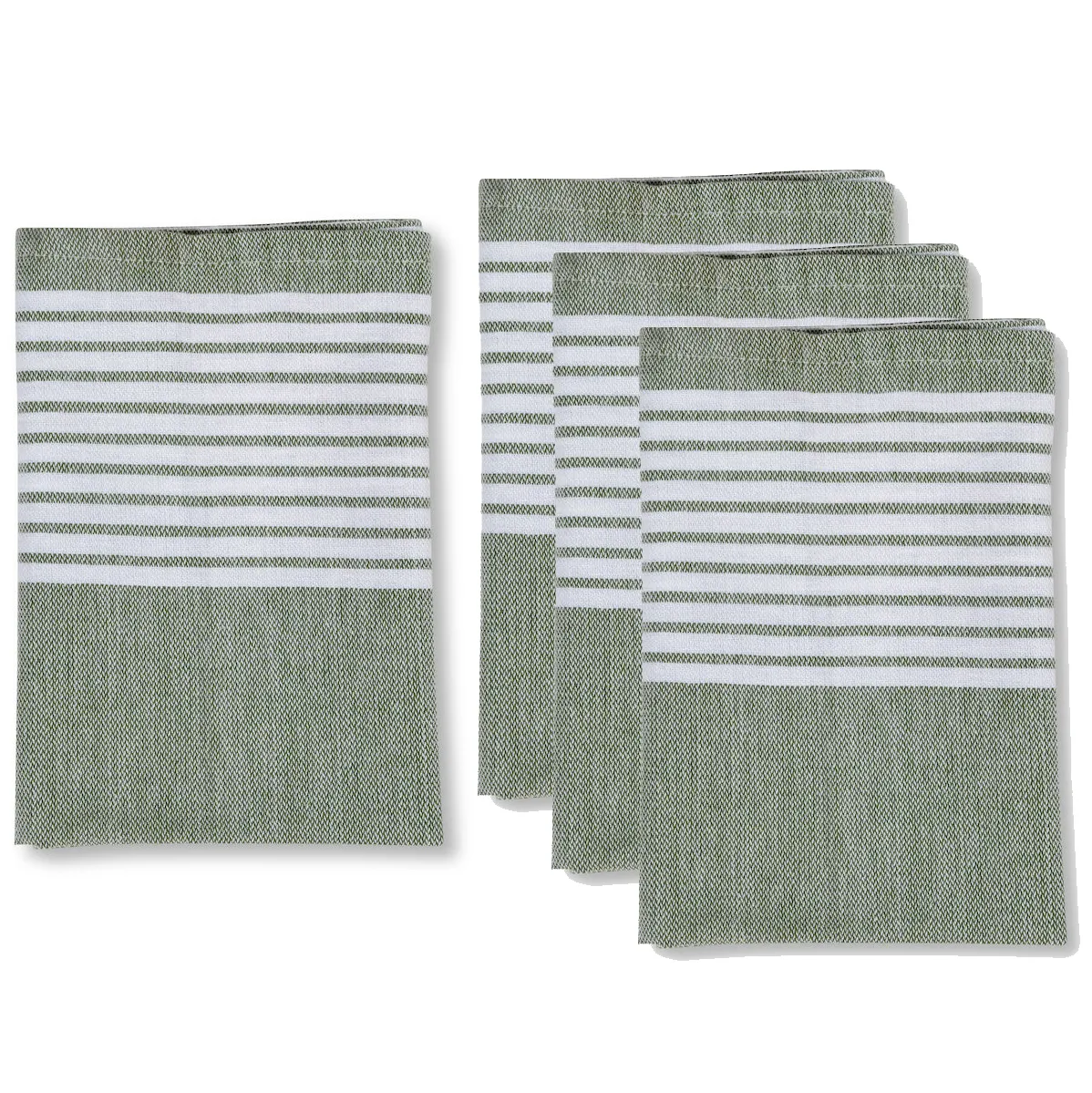 Ella Hamam fabric napkin 4-pack, Green Sagaform