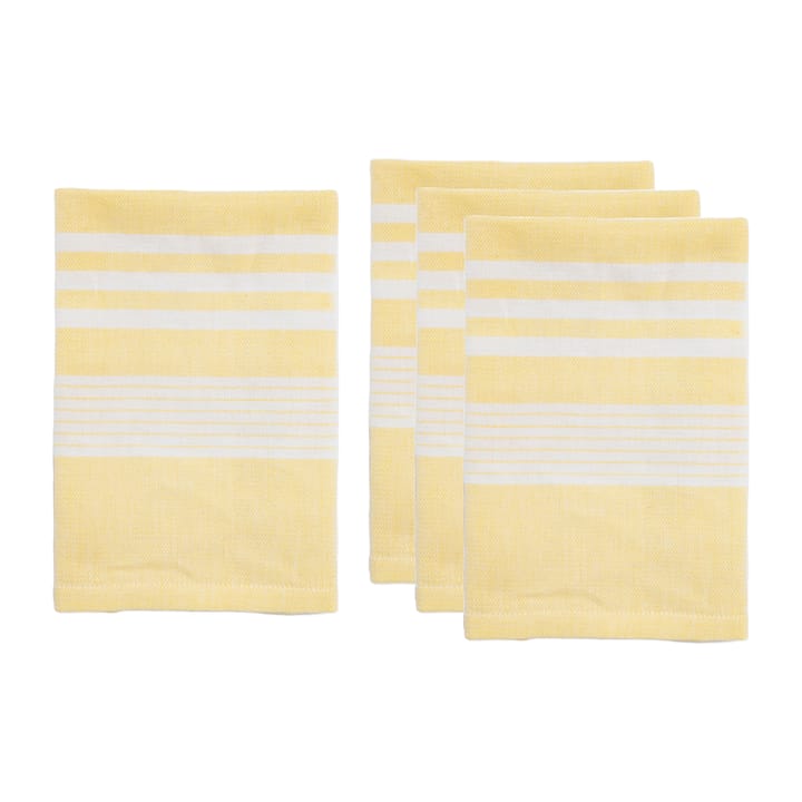 Ella Hamam fabric napkin 4-pack, Yellow Sagaform