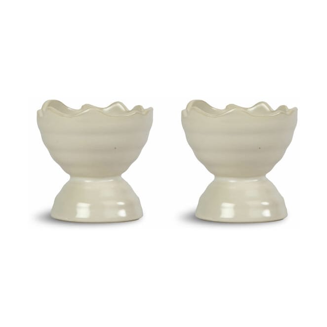 Ellen egg cup 2-pack, Bone White Sagaform
