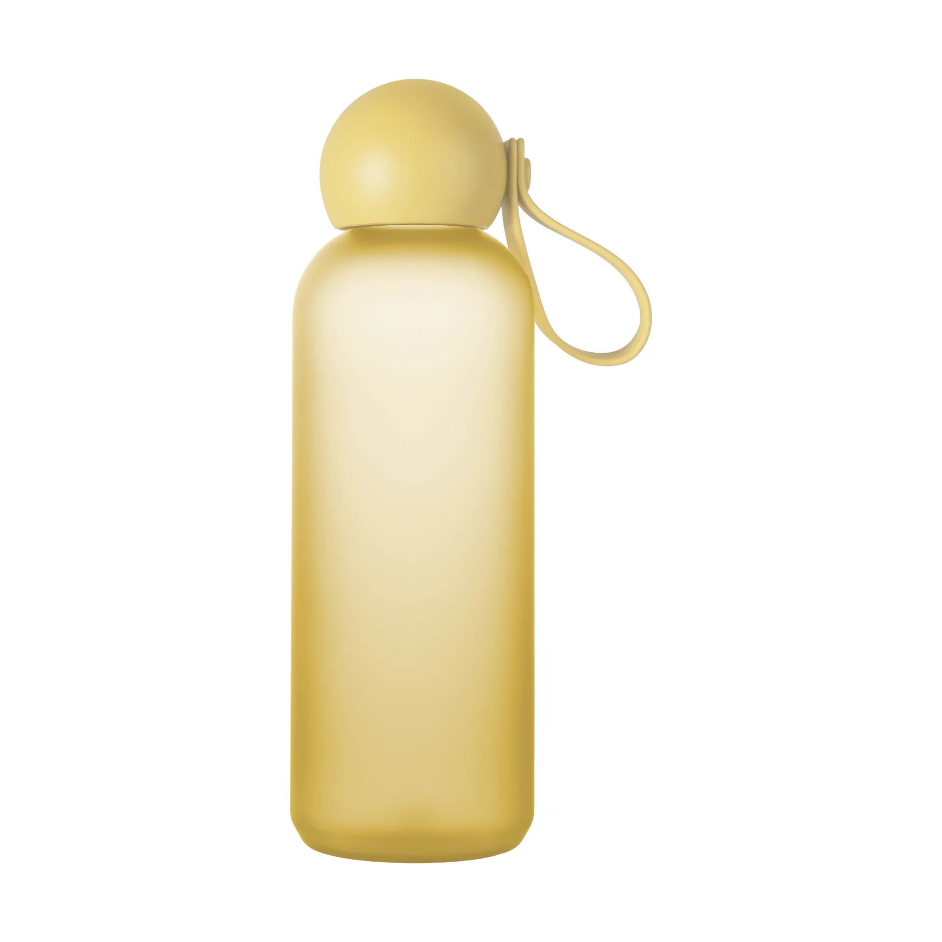 Empty water bottle 650 ml, Yellow Sagaform