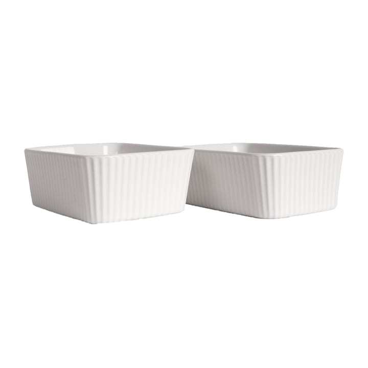 Flora oven dish mini 2-pack - White - Sagaform