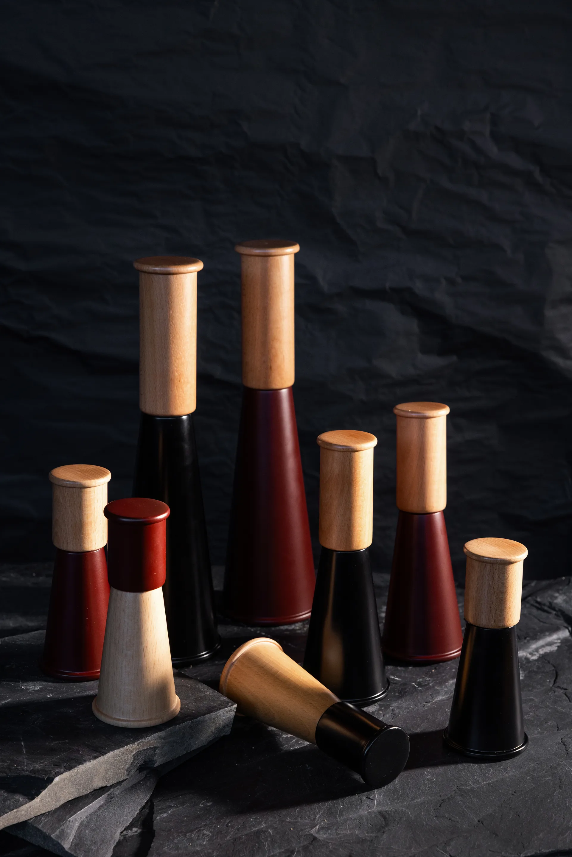 Gherkin salt and pepper grinder large 32 cm, Black-brown Sagaform