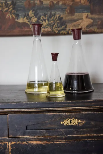 Gurken carafe - Clear-dark red, 1.2 l - Sagaform