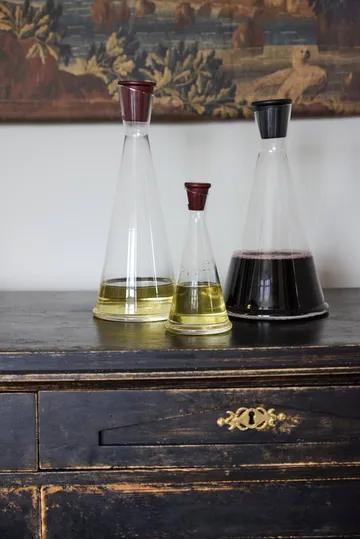 Gurken carafe - Clear-dark red, 1.2 l - Sagaform