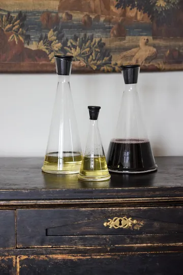 Gurken oil/vinegar carafe - Clear-black, 25 cl - Sagaform