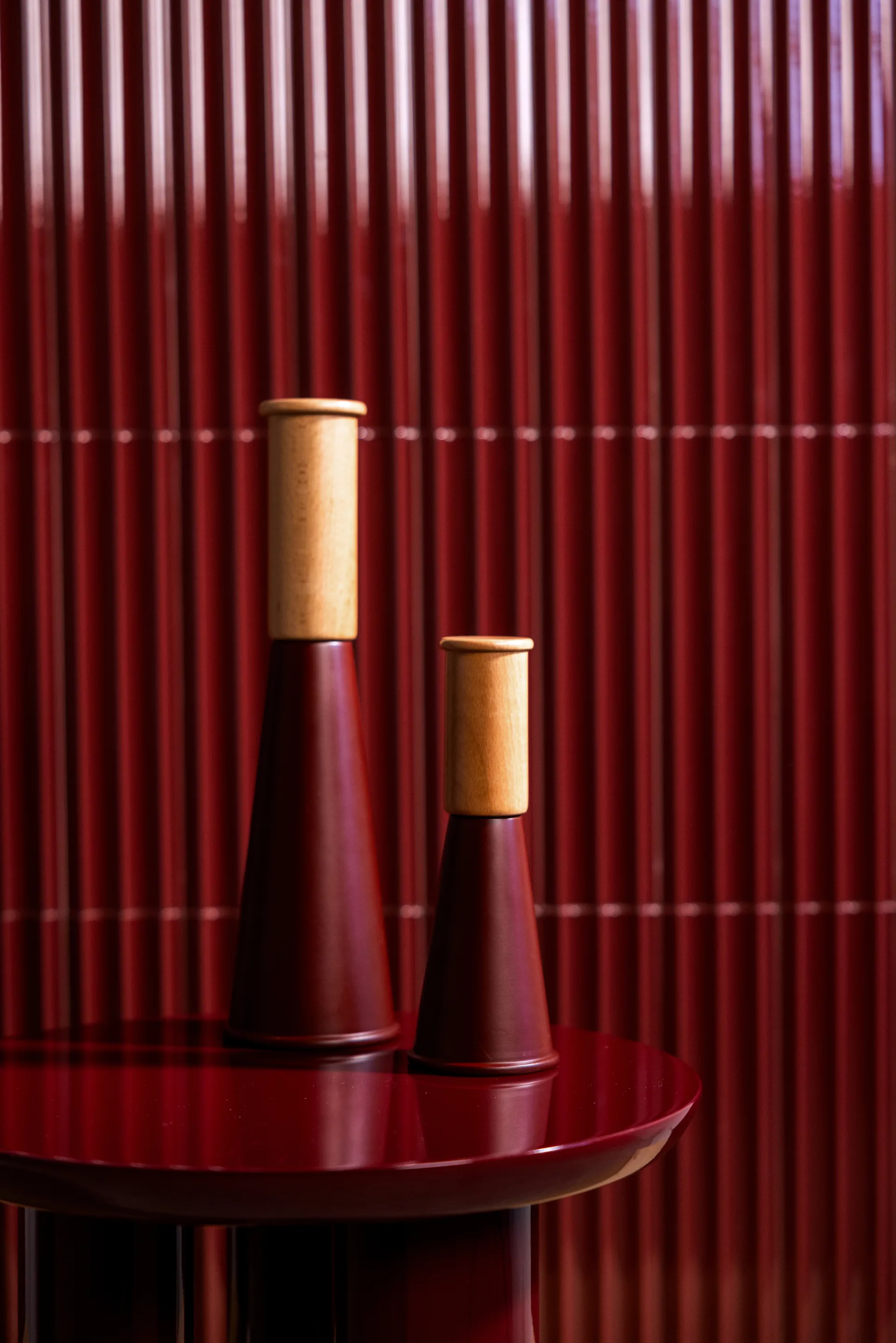 Gurken salt and pepper grinder medium 20.5 cm, Red-brown Sagaform