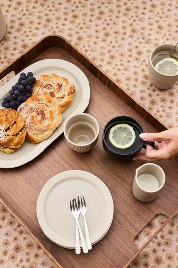 Inka serving platter - Beige-warm grey - Sagaform