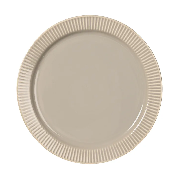 Inka side plate - Beige-warm gray, Ø17 cm - Sagaform