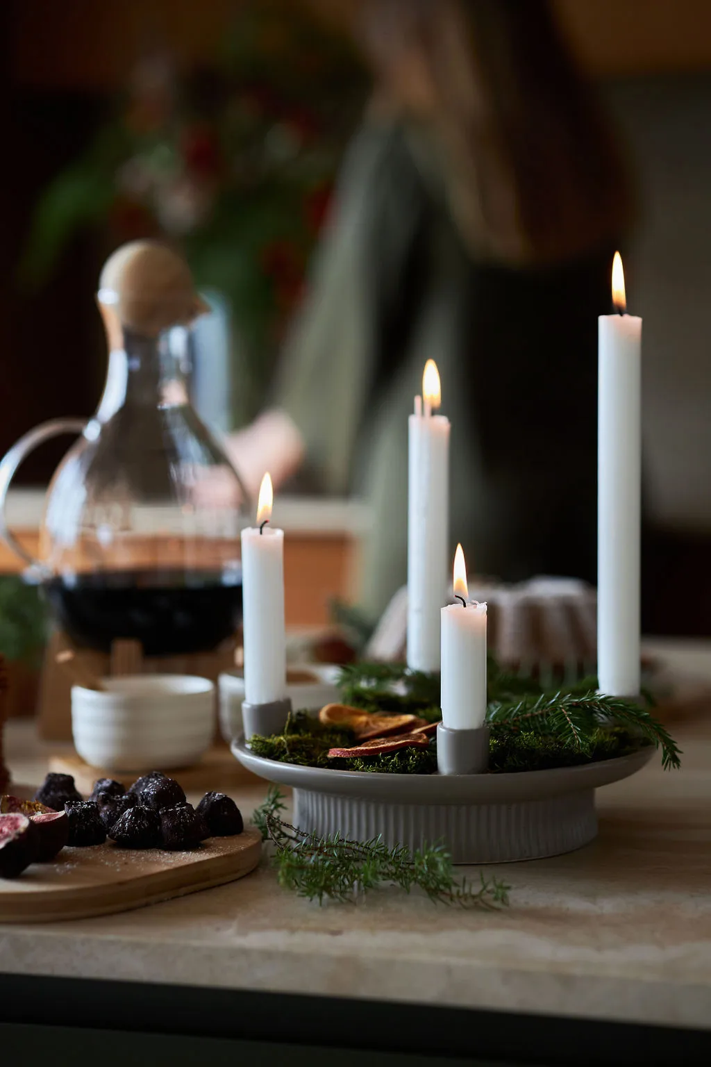 Maria candle sticks, Beige Sagaform