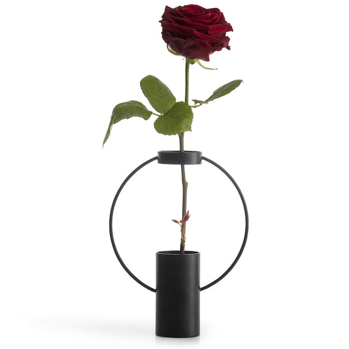 Moon vase 21 cm, black Sagaform