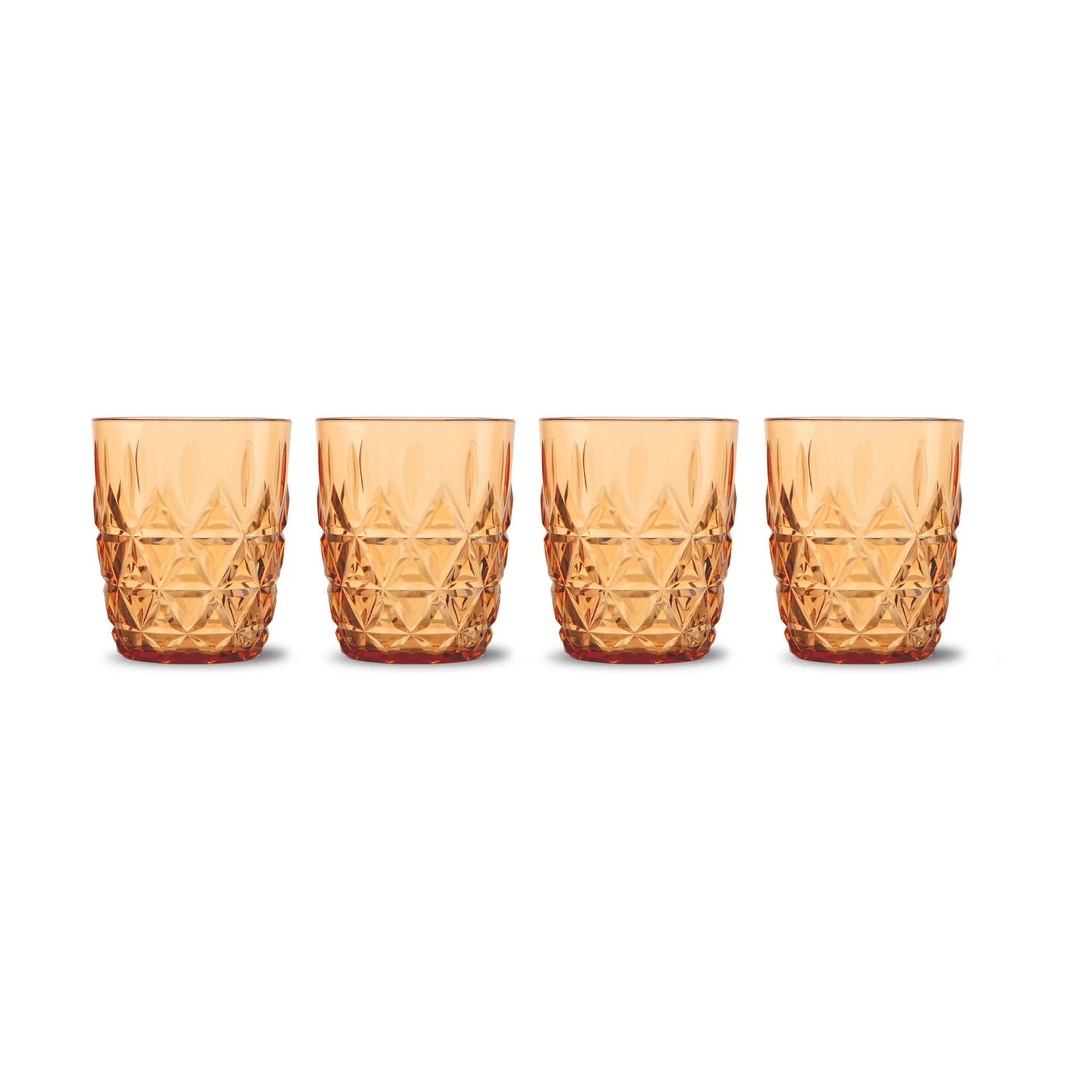 Picknick Juni water glass 28 cl 4-pack, Amber Sagaform