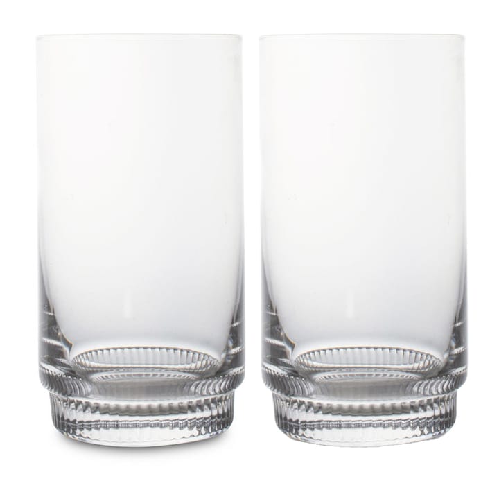 Saga tumbler high 34 cl 2-pack, Clear Sagaform