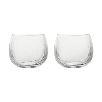 Sagaform Blanka water glass 28 cl 2-pack - Clear - Sagaform