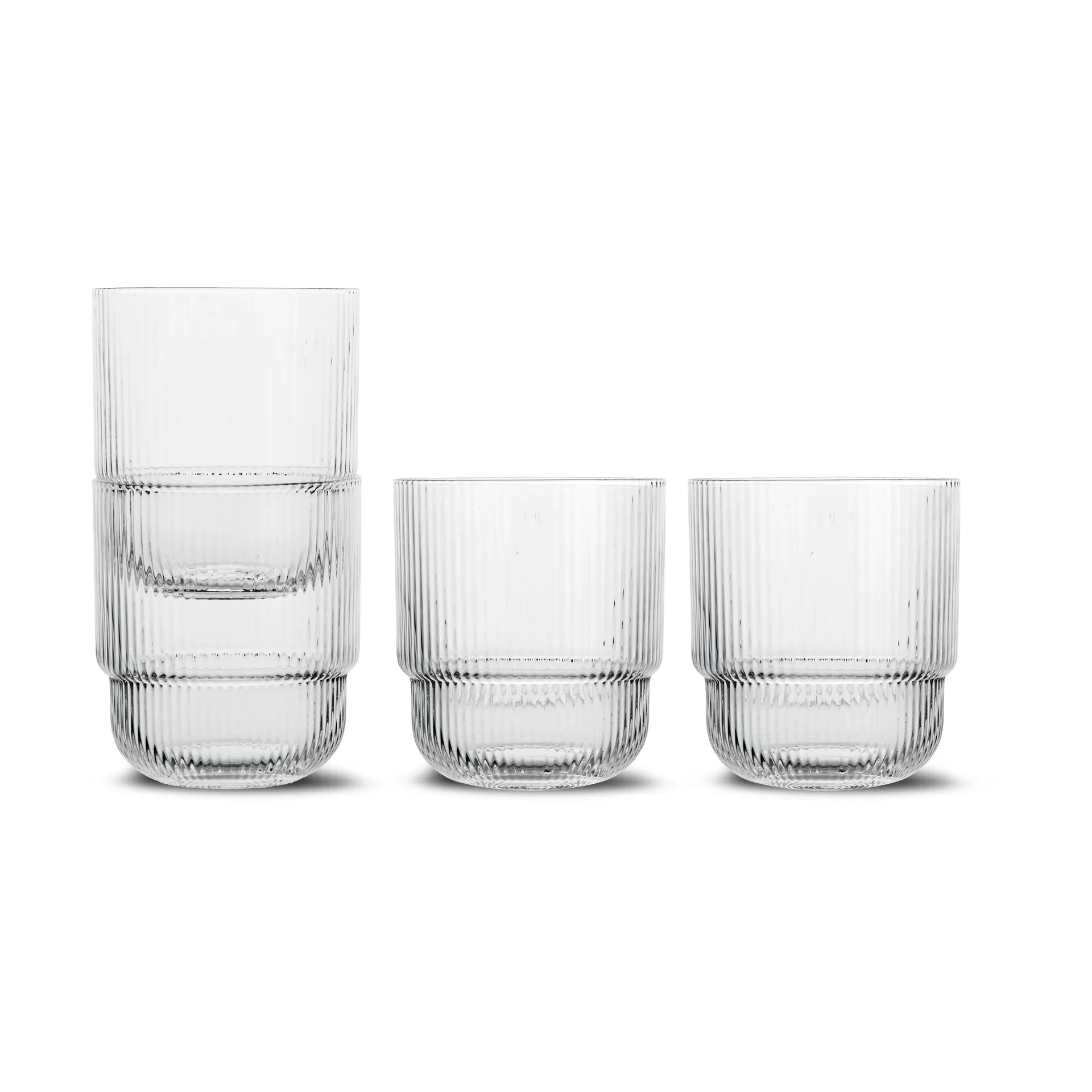 Sagaform clear water glasses 4-pack, Clear Sagaform