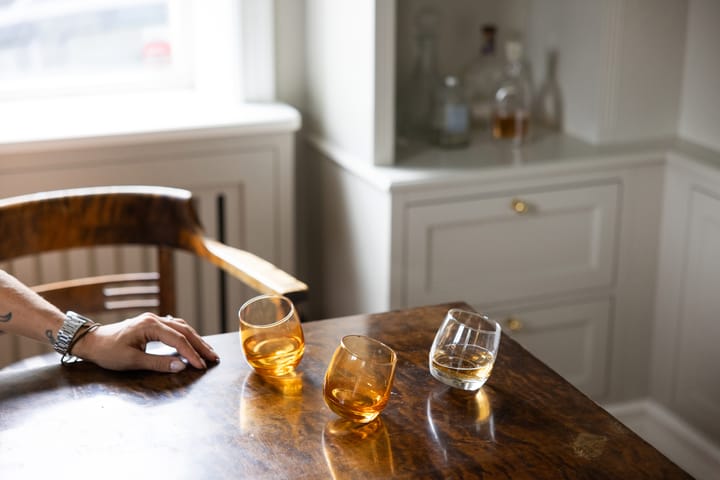 Sagaform tumblers with rounded bottom 30 cl 6-pack, Amber Sagaform