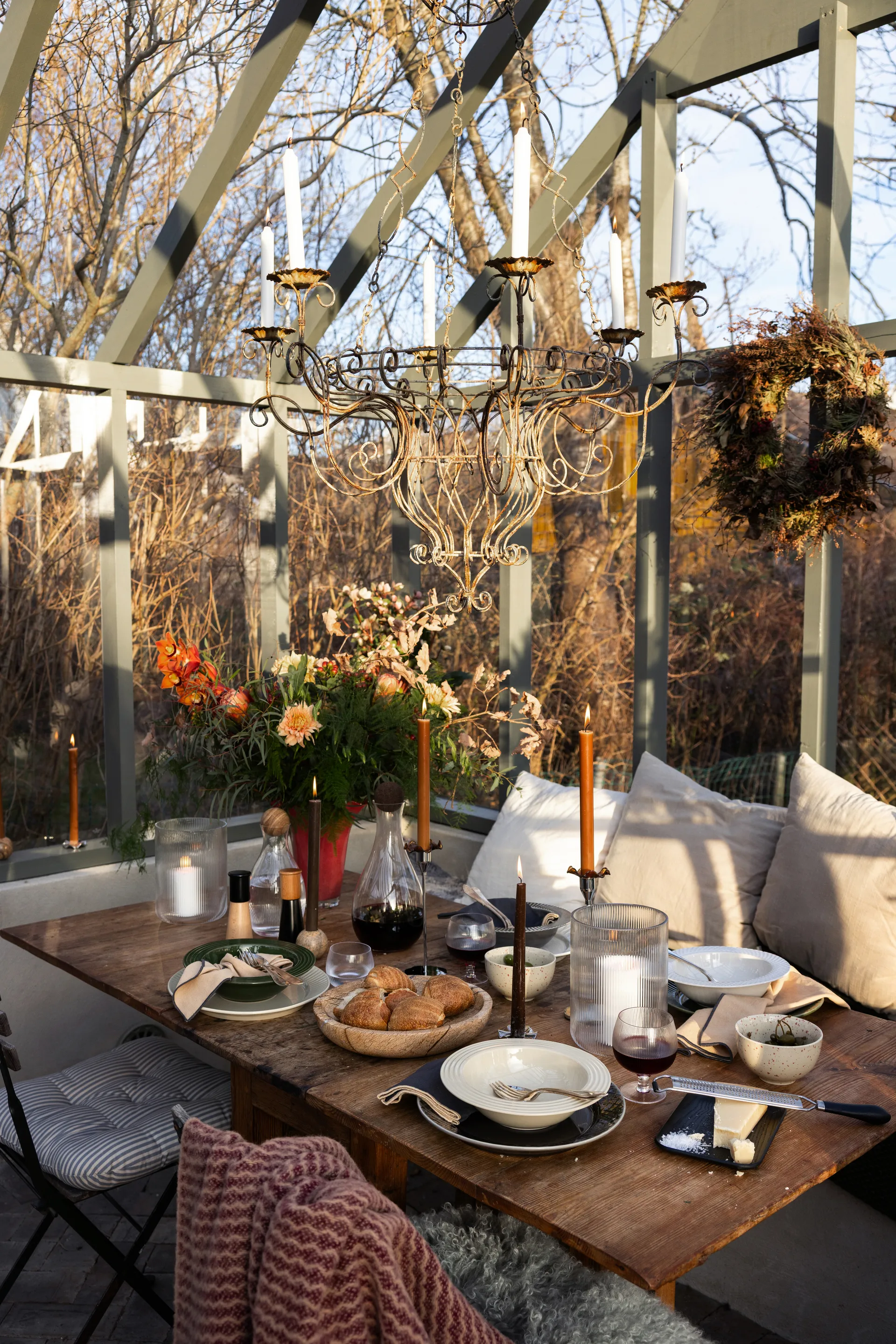 Stone bowl large Ø28 cm, Brown forest marble Sagaform