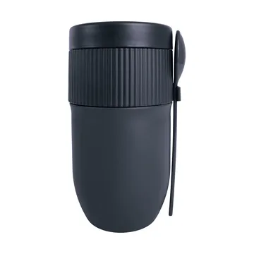Ted food thermos yoghurt mug with spoon - Blue Pantone 2379C, 32 cl - Sagaform