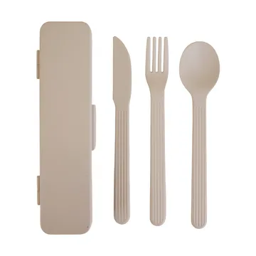 Tina cutlery set - Beige Pantone Warm grey 3C - Sagaform