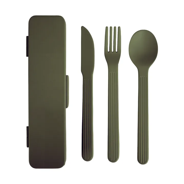 Tina cutlery set - Green Pantone 4228C - Sagaform