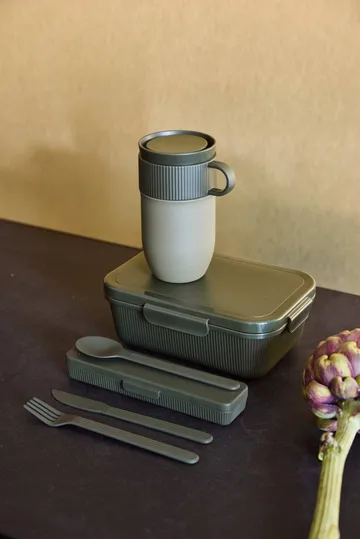 Tina cutlery set - Green Pantone 4228C - Sagaform