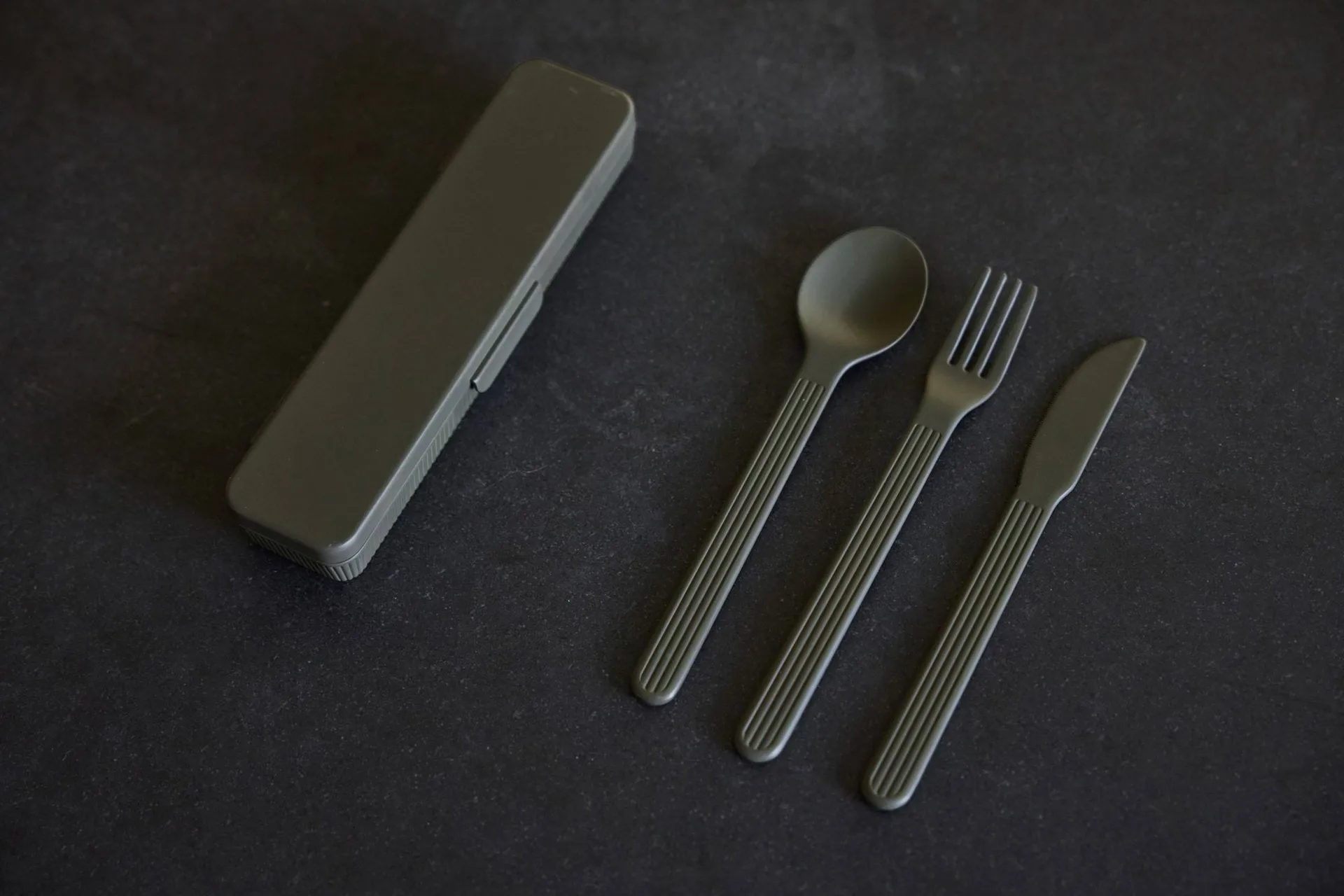Tina cutlery set, Green Pantone 4228C Sagaform