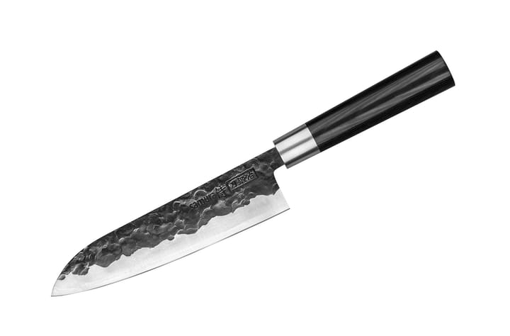 Blacksmith Santoku knife 18 cm - Black - Samura