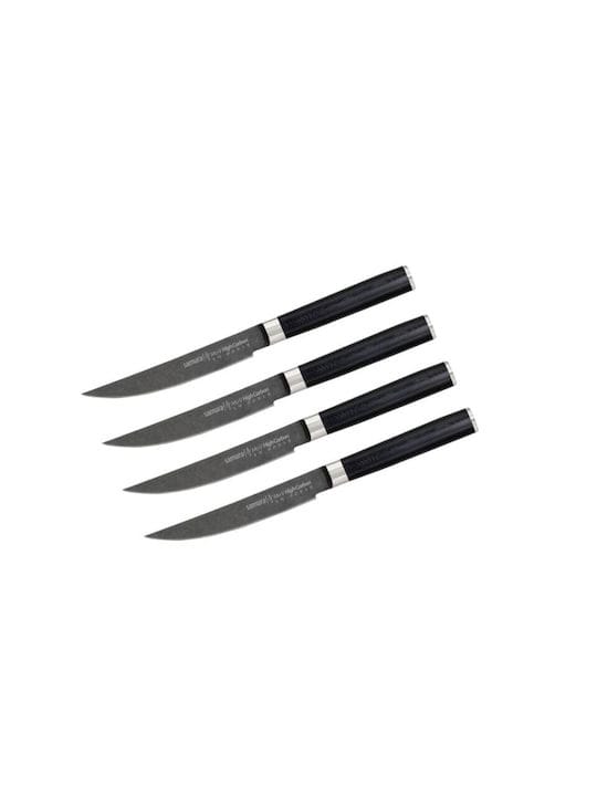 Mo-V meat knife 4-pack 12 cm, Steel Samura