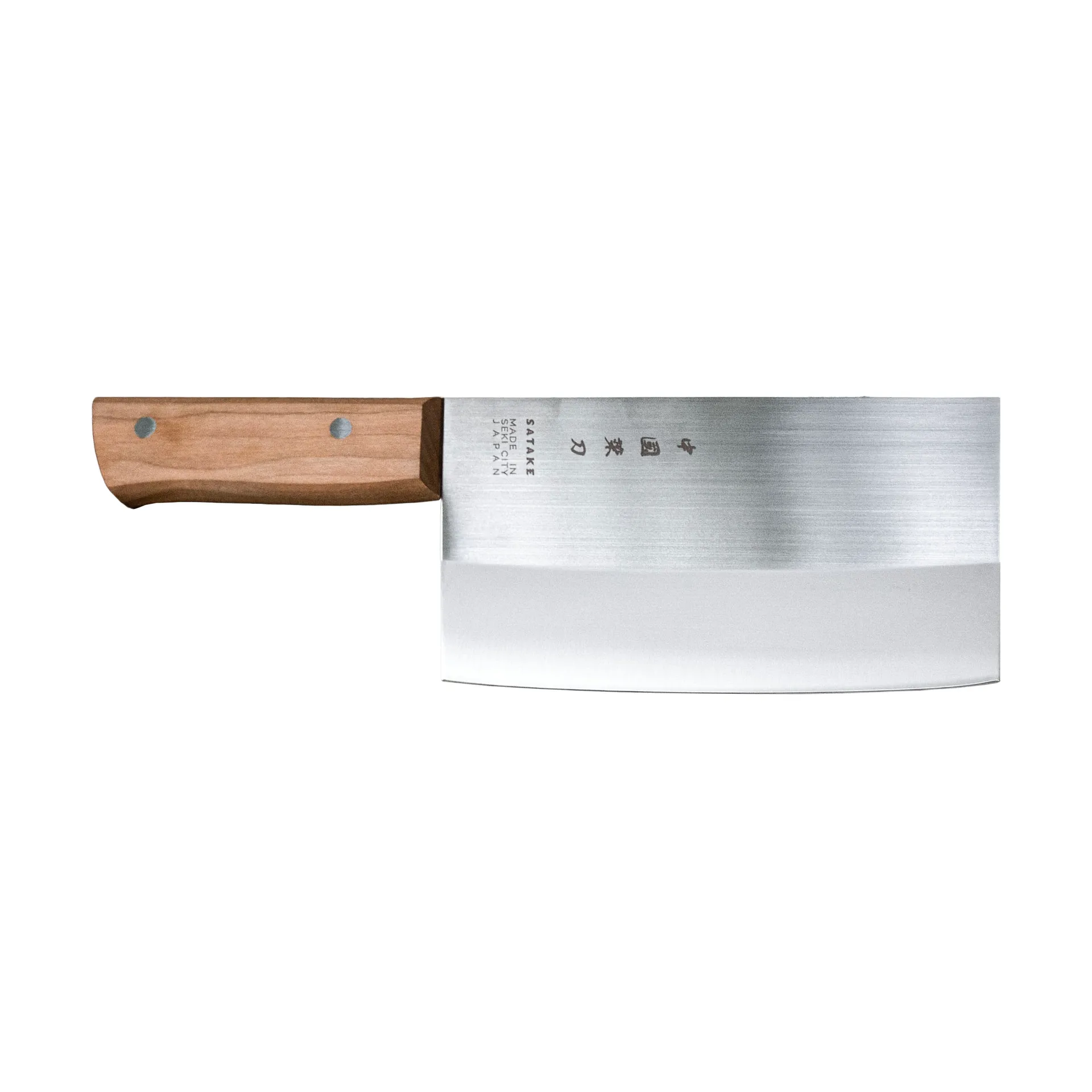 Satake Chopper Chinese Chef's Knife 28.5 cm, Wooden handle Satake