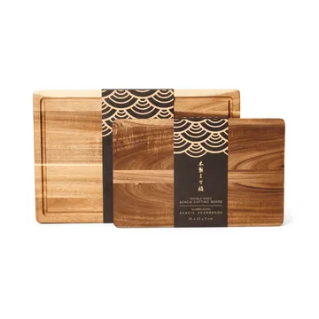 Satake cutting board - Acacia, oiled, 35x22x3 cm - Satake