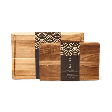 Satake cutting board - Acacia, oiled, 43.2x27.9x3.8 cm - Satake