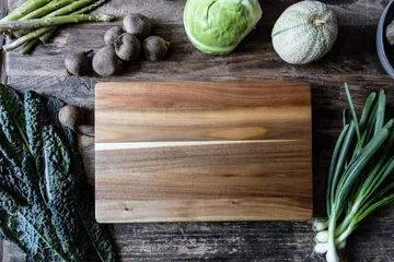 Satake cutting board - Acacia, oiled, 43.2x27.9x3.8 cm - Satake
