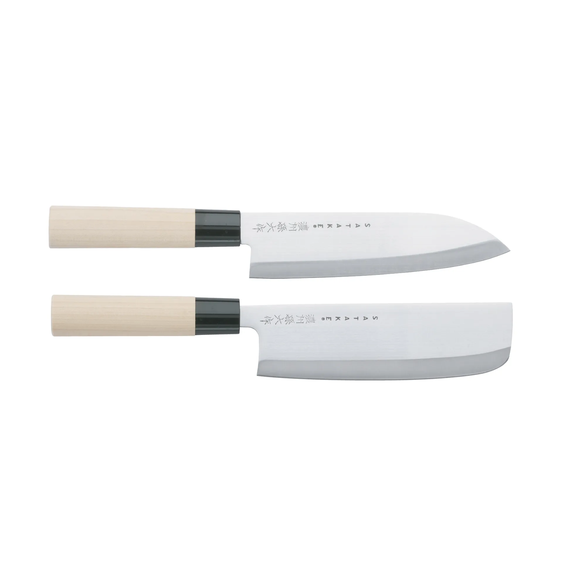 Satake Houcho knife set santoku & nakiri, 2 pieces Satake