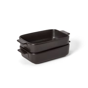 Satake oven dish porcelain black 2-pack - 19 cm - Satake