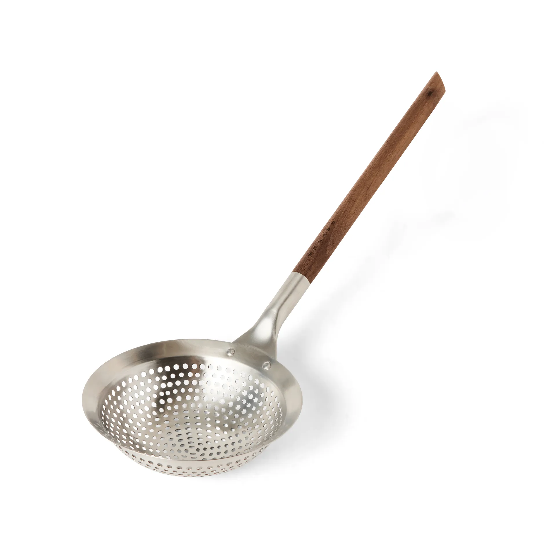 Satake skimmer, Stainless steel-Walnut, 41.3x14.2 cm Satake