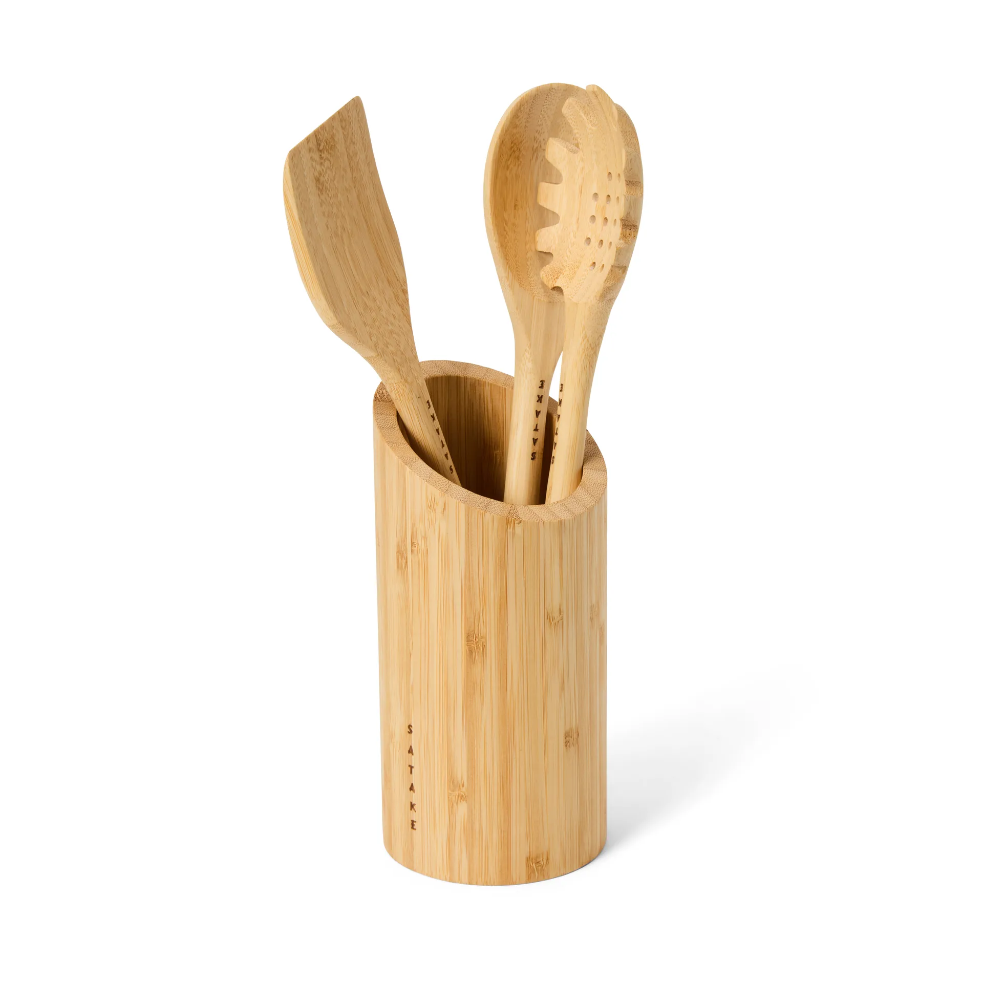 Satake utensils & utensil stand, Bamboo, 4 pieces Satake