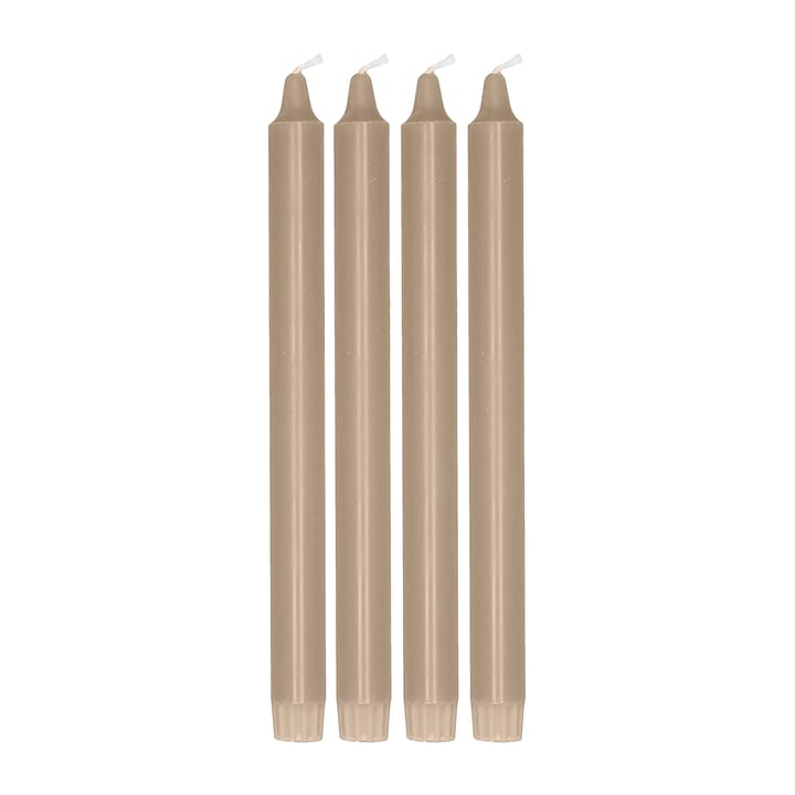 Ambiance tapered candle 4 pack 27 cm, Sand Scandi Essentials