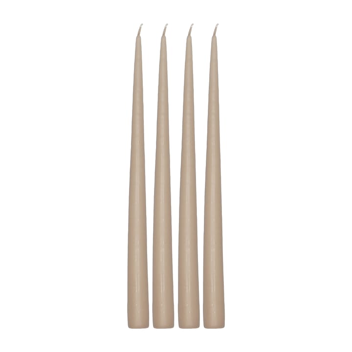 Atmosphere long candle 4 pack 32 cm, Sand Scandi Essentials