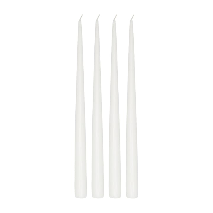 Atmosphere long candle 4 pack 32 cm, White Scandi Essentials